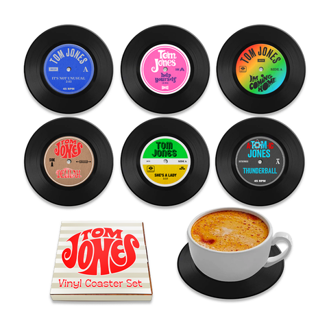 VINYL COASTER SET